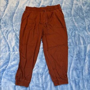 a new day burgundy, casual, joggers with Elastic Waistband and Cuffs, XXL